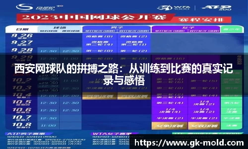 西安网球队的拼搏之路：从训练到比赛的真实记录与感悟