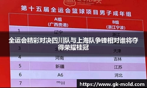 全运会精彩对决四川队与上海队争锋相对谁将夺得荣耀桂冠